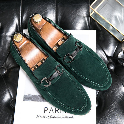 Spring Men's Matte Leather Shoes