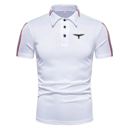 Brand New Fashion All-Match Slim Casual Polo Shirt Men'S Short-Sleeved Polo Shirt