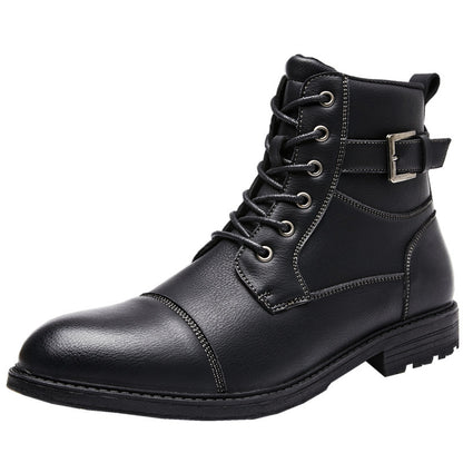 Worker Boot Men's Retro Lace Up High-top Martin Boots