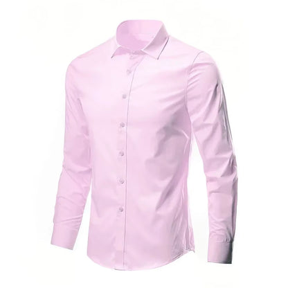 Appointments Men Shirt Tops Casual Classic Dress Shirt Fashion Long Sleeve Premium Wrinkle Resistant Brand New