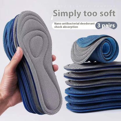 Massage Deodorant And Sweat-absorbing Men's And Women's Comfortable Shock Absorbing Insole