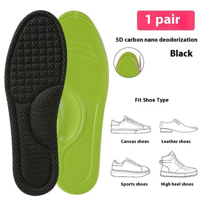 Massage Deodorant And Sweat-absorbing Men's And Women's Comfortable Shock Absorbing Insole