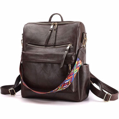 Women's PU Leather Backpack - No Delivery On Weekends, Sales Platforms Banned - Temu, Walmart