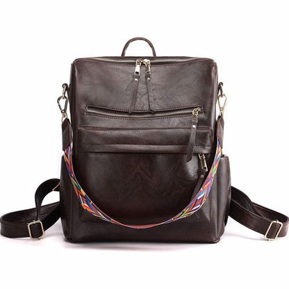 Women's PU Leather Backpack - No Delivery On Weekends, Sales Platforms Banned - Temu, Walmart