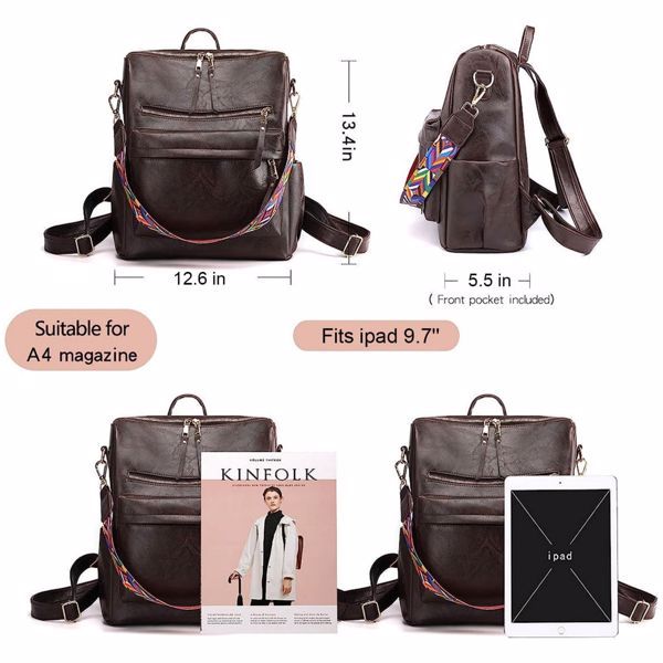 Women's PU Leather Backpack - No Delivery On Weekends, Sales Platforms Banned - Temu, Walmart