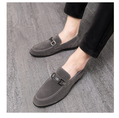 Spring Men's Matte Leather Shoes